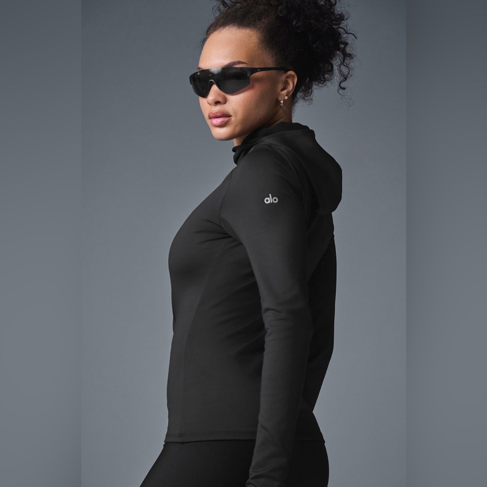 ALO Yoga Black Long Sleeve Top